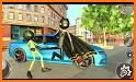 Bat Rope Hero Stickman Crime - Gangster Mafia Game related image