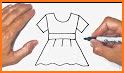 How to Draw Dress Step by Step related image