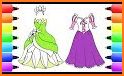 Coloring Princess Dress Fashion related image