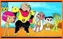 Teen coloring of titans go related image