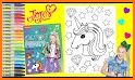 Jojo a Siwa Coloring Book related image