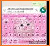 Pink Kitty Keyboard Theme related image