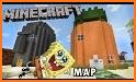 Bikini Bottom and Pineapple House Map MCPE related image