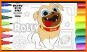 Puppy Dog Pals Coloring Book related image