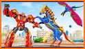 Dragon Robot Horse Game - Excavator Robot Car Game related image