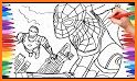 SuperHero Coloring Book - Color By Number related image