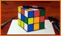 Rubik Cube 3D related image