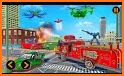 Ambulance Robot Car Game – Fire Truck Robot Games related image