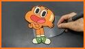 Gumballl : Coloring for Darwin related image