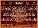 Fire Lion  GO Keyboard  Theme related image