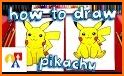 poke moon coloring pika related image