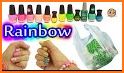 Nails Glitter Color by Number-Nail Polish Coloring related image