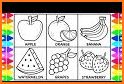 Fruits Coloring Game & Drawing Book related image