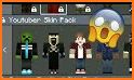 Skins YouTubers for Minecraft PE related image