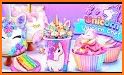 Rainbow Glitter Birthday Cake Maker - Baking Games related image