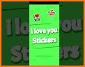 Romantic Stickers - WAStickerApps related image