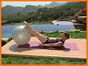 Pilates on the ball related image