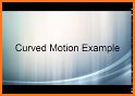 Curved motion related image