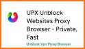 UPX Unblock Websites Proxy Browser - Private, Fast related image