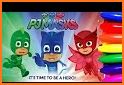 PJ Hero Masks Coloring Book related image