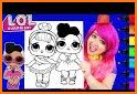 Lol Doll Coloring With Crayon related image