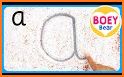 Learn to write English Alphabet by tracing ABC related image