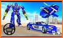 US Police Car Robot Transform: 3D shooting Games related image