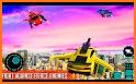 Flying car Shooting: Ultimate car Flying simulator related image