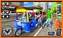 Flying Tuk Tuk Simulator:City Transport Games related image