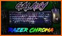 Galaxy Sky Unicorn Keyboard Background related image