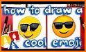 How to draw emoji related image