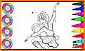 Glitter Ballerina Coloring Book related image