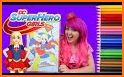 DC Super Hero Coloring Girls Book related image