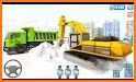 Excavator Snow Plow: City Snow Blower Truck Games related image