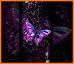 Purple Butterfly Flower Theme related image