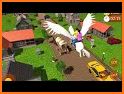 Flying Horse Buggy Taxi Driving Transport Game related image