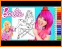 Coloring Book For Barbie related image