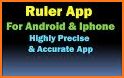 Measuring tape app & Ruler app inches centimeters related image