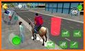 Mounted Horse Pizza Delivery: Fast Food games related image