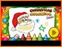 Christmas Coloring Book & Games for kids & family related image