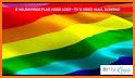 Neon Pride Flag Keyboard Theme related image