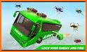 Fly Army Bus Robot Helicopter Car: Robot Car Games related image