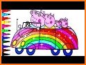 How to color Peppa the nice Pig related image