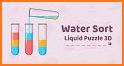 Liquid water sort - pour color sort puzzle game 3d related image