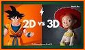 Difference 3D related image