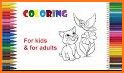 Pets Coloring by number : Game for kids related image