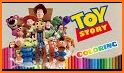 Toy Story coloring carton book related image