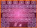 Neon Light Butterfly keyboard related image