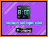 Smart analog clock: Night live wallpapers related image