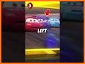 2 Cars : Clash of two racing cars with one brain related image